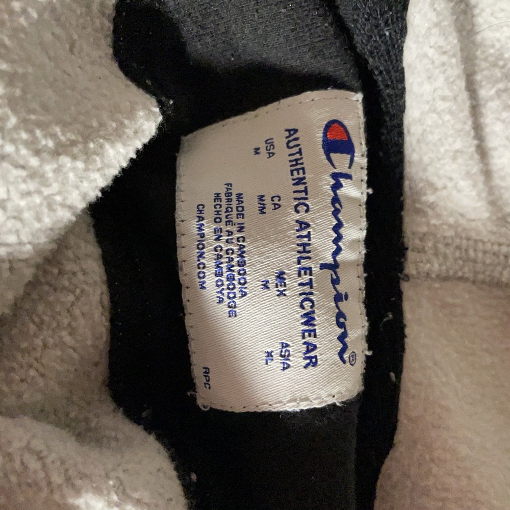 Champion hoodie Sz M Light Grey